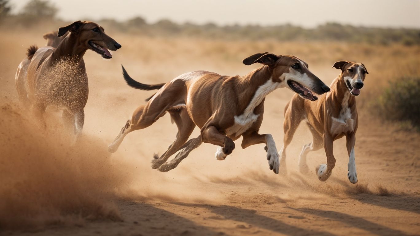 Dynamic Dogs Capturing Greyhounds On Video